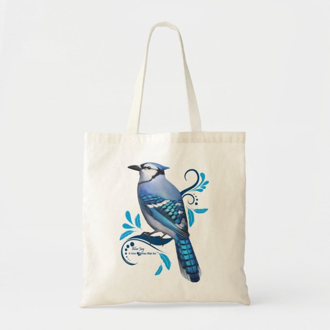Tote Bag Blue Jay (Devant)