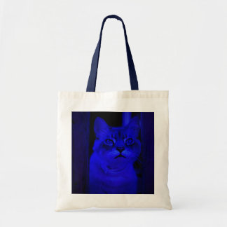 Tote Bag Blue Kitty