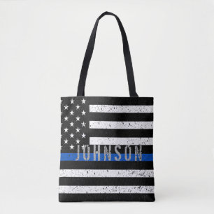 Tote Bag Blue Line mince
