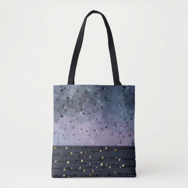 Tote Bag Blue purple (Devant)