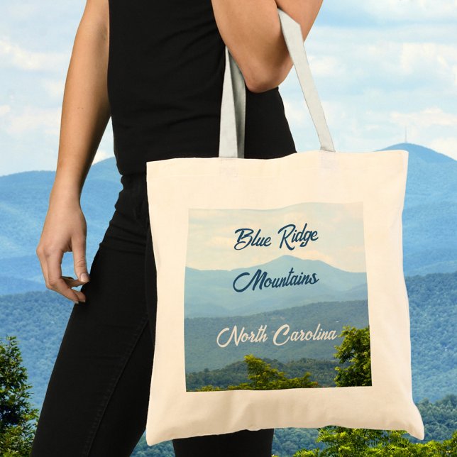 Tote Bag Blue Ridge Mountains North Carolina Photographie (Créateur téléchargé)