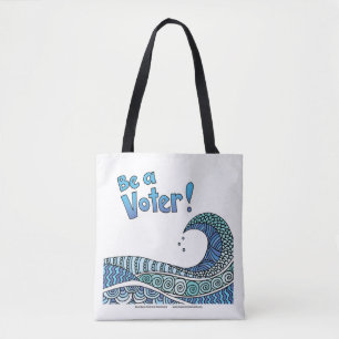 Tote Bag Blue Wave - Be a Voice Fourre-tout
