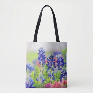 Tote Bag Bluebonnets impressionnistes