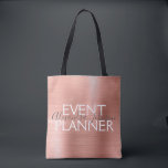 Tote Bag Blush Pink - Rose Gold Foil Event Planner Fournitu<br><div class="desc">Blush Pink - Rose Gold Foil Event Planner fournit sac. Le nom et la profession du contact commercial peuvent être changés pour être utilisés pour n'importe quel type d'entreprise. Veuillez contacter le concepteur pour obtenir d'autres articles correspondants.</div>