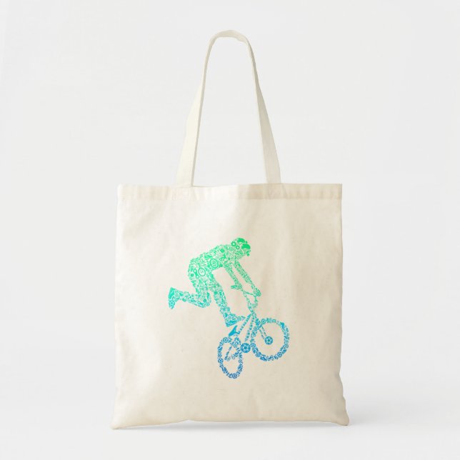 Tote Bag Bmx Rider Vélo Stunt Racing Enfants Garçons (Devant)