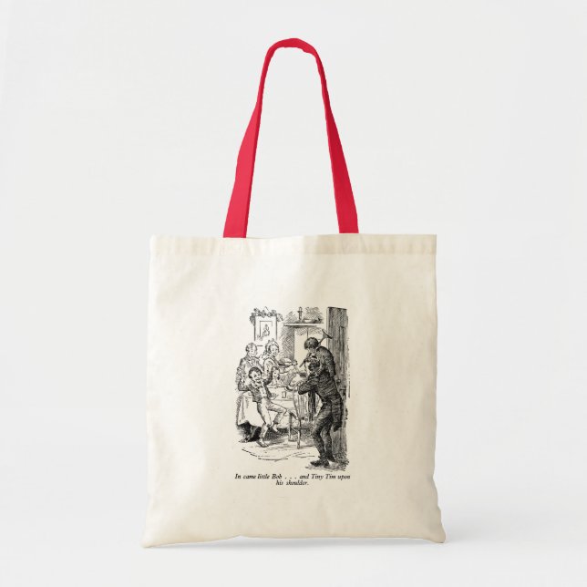 Tote Bag Bob et Tim minuscule (avec le texte) (Devant)