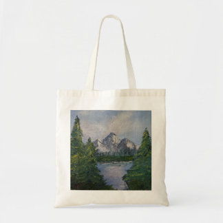 Tote Bag Bob Ross Style Painting #2