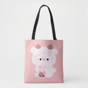 Tote Bag Boba Cow
