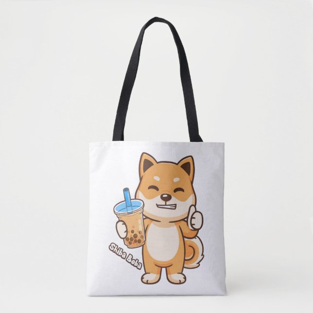 Tote Bag Boba Shiba Boba Shiba Boba Shiba 2 (Devant)