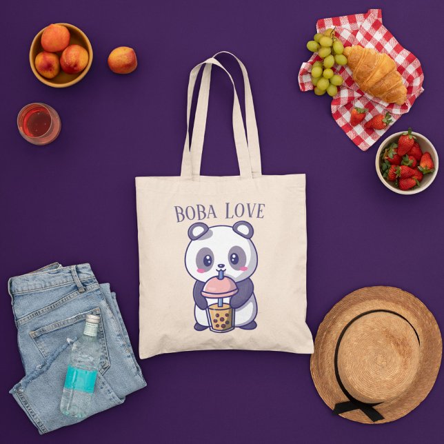 Tote Bag Boba Tea, Buble lait thé (Créateur téléchargé)