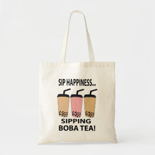 Tote Bag Boba Tea Buble Tea Boba Tea