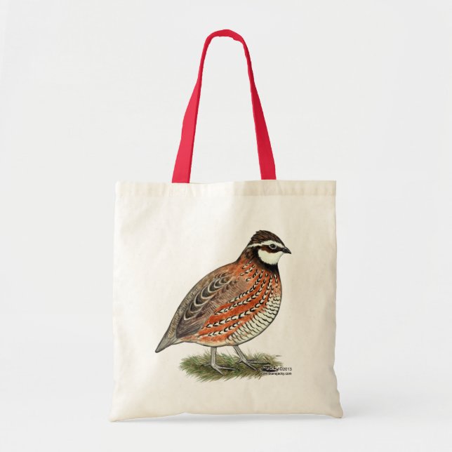 Tote Bag Bobwhite Quail (Devant)