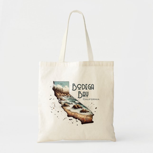 Tote Bag Bodega Bay California Souvenir Cadeau (Devant)
