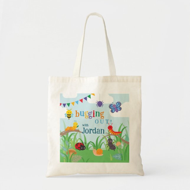Tote Bag Bogue Party mignon coloré (Devant)