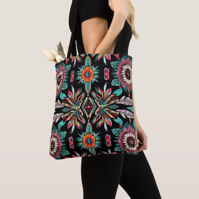 Tote Bag Bohemain amérindien (De près)
