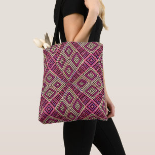 Tote Bag Boho africain Tissu de boue inspiré