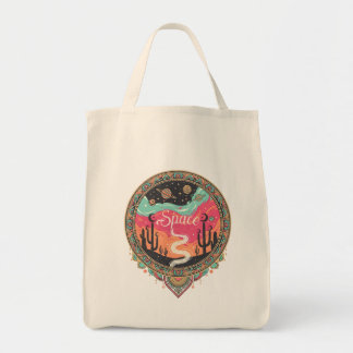 Tote Bag Boho Cosmic Desert Retro