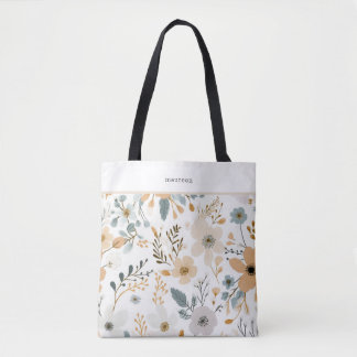 Tote Bag Boho Fall Foliage