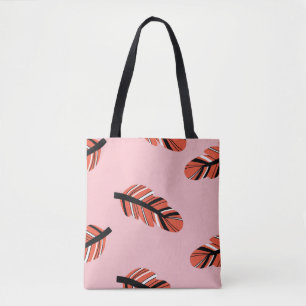 Tote Bag Boho Feathers : Répéter Vintage.