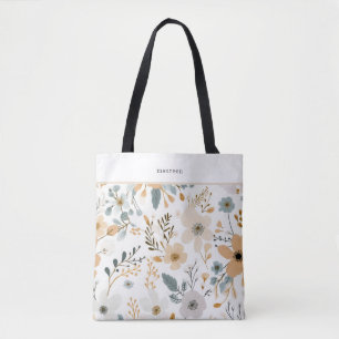 Tote Bag Boho Feuillage d'Automne