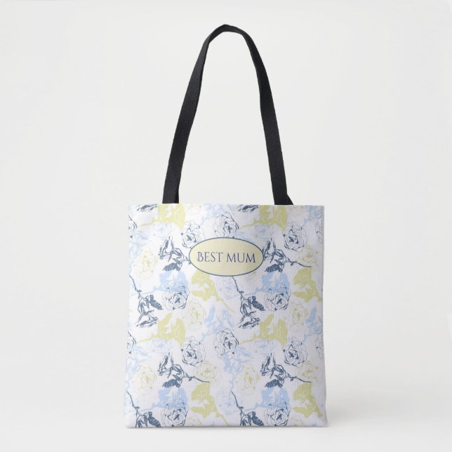 Tote Bag Boho fleur sauvage stilish (Devant)