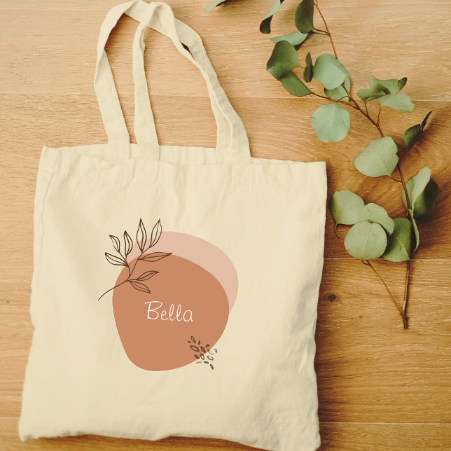 Tote Bag Boho minimaliste personnalisé   (Créateur téléchargé)