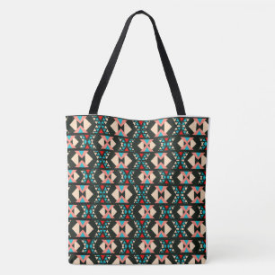 Tote Bag Boho Sud-Ouest Abstrait