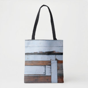 Tote Bag Bois blanc et marron