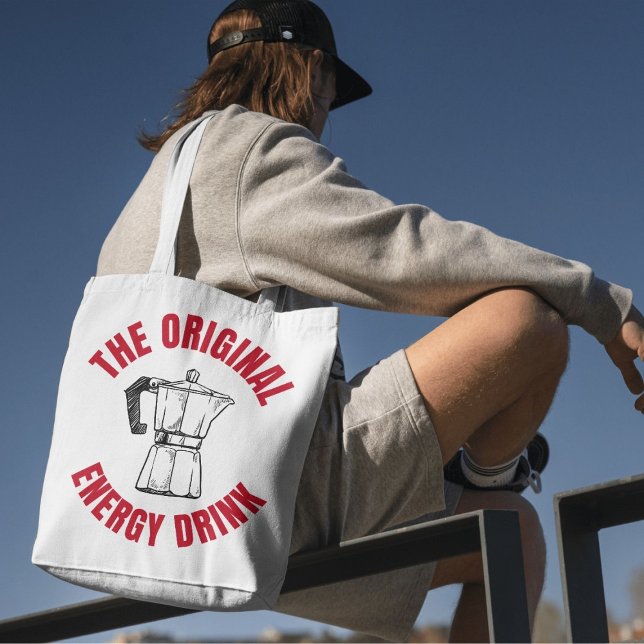 Tote Bag Boisson d'énergie originale - Café Vintage (Créateur téléchargé)
