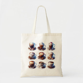 Tote Bag Boissons De Café Pour Les Amateurs De Café