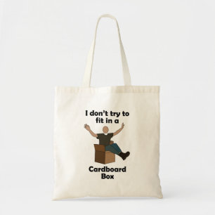 Tote Bag Boîte en Carton Qui Ne Tâche Pas de S'intégrer Fêt
