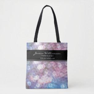 Tote Bag Bokeh, lumières étincelantes, tendance, organisate