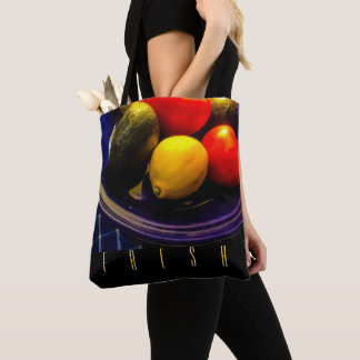 Tote Bag Bol bleu de Fourre-tout de fruits