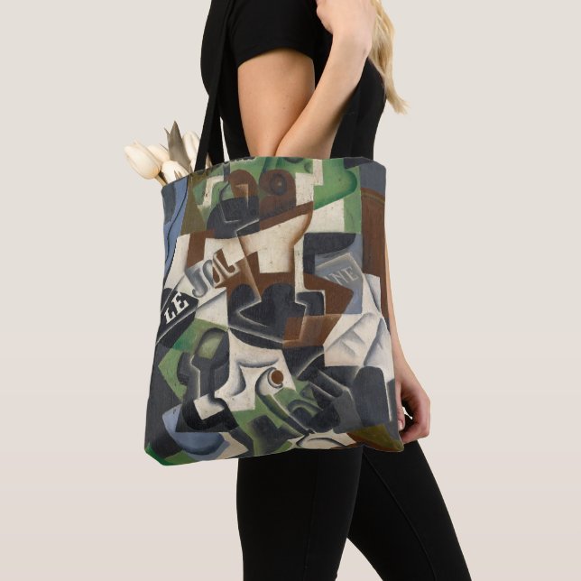 Tote Bag Bol de fruit, Pipe et Journal, 1917 (De près)