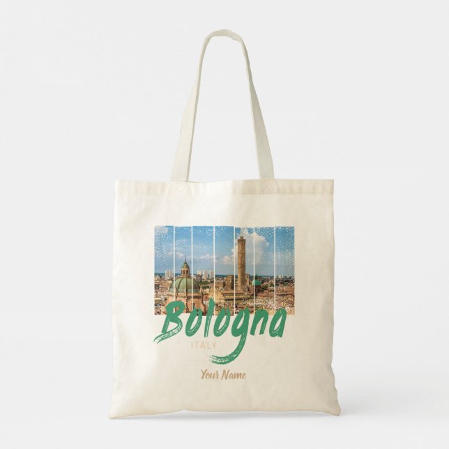 Tote Bag Bologne Émilie-Romagne Italie souvenir vintage (Dos)
