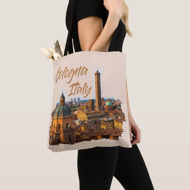 Tote Bag Bologne Italie: Centre historique (De près)
