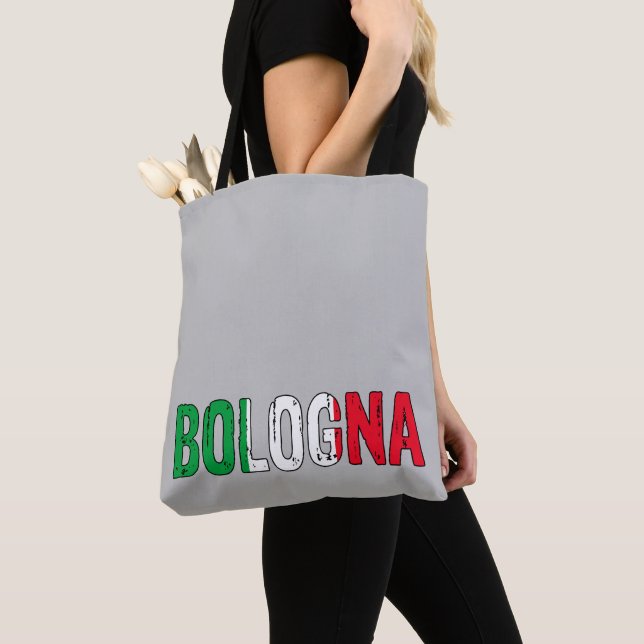 Tote Bag Bologne Italie, j'aime Bologne (De près)