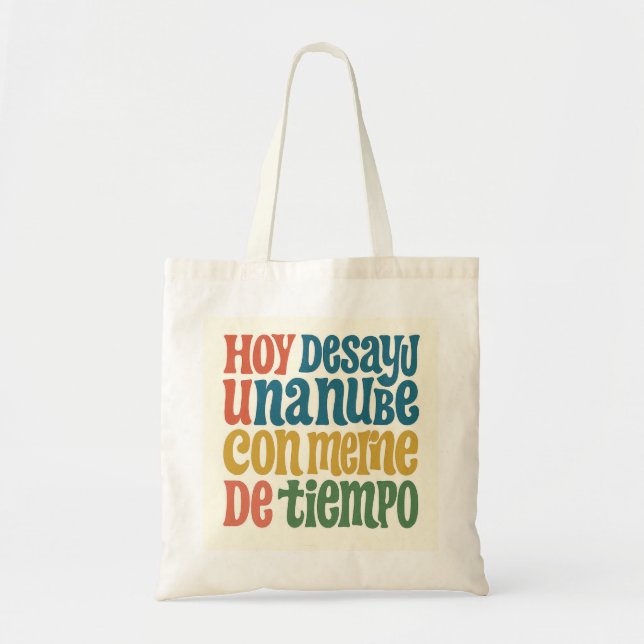 Tote Bag Bolsa de tela Desayuno surrealista (Devant)