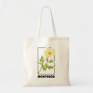 Tote Bag Bolsa de tela estampado de flor Monterón