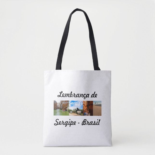Tote Bag Bolsa lembrança de Sergipe Brasil (Devant)