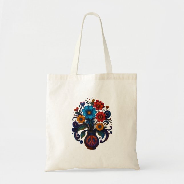 Tote Bag bolsas flores (Devant)