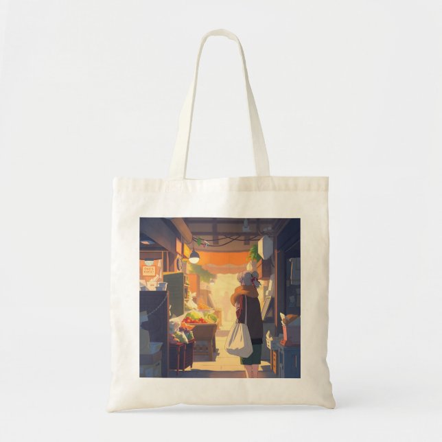 Tote Bag Bolso de tela para compras. (Devant)