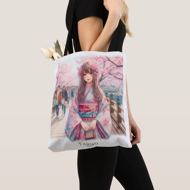 Tote Bag Bolso de Tela Tokyo (De près)