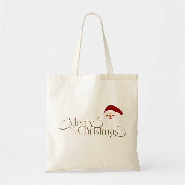 Tote Bag Bolso navideño papa noel (Devant)