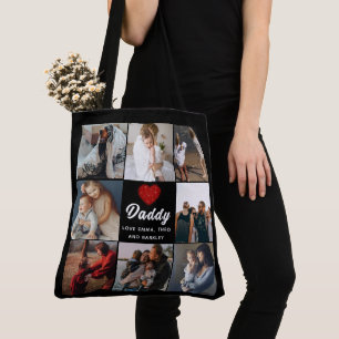 Tote Bag BON COEUR VOUS AIME PÈRE Fête des pères Photo