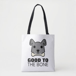 Tote Bag Bon pour l'os, chien