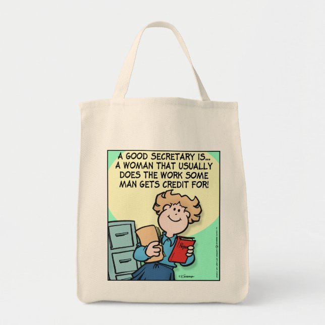 Tote Bag Bon secrétaire (Devant)