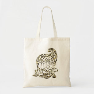 Tote Bag Bon thanksgiving Élégant Golden Cornucopia