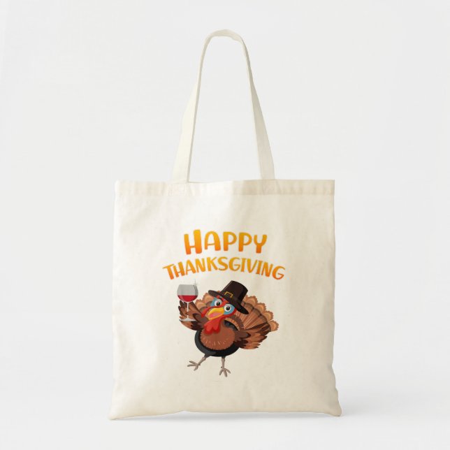 Tote Bag Bon thanksgiving Turquie (Devant)