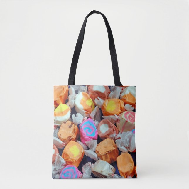 Tote Bag Bonbons taffants colorés (Devant)